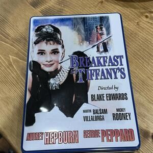 Breakfast at Tiffany's Collectible Tin Audrey Hepburn with Chocolates